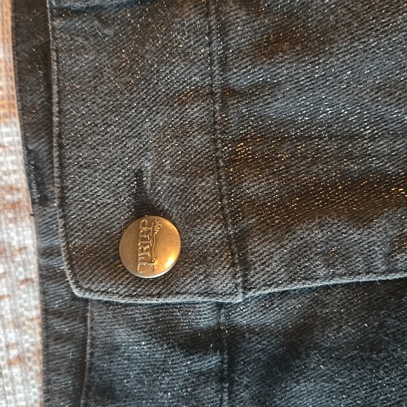 Tripp Metallic Grey mini skirt, size medium - Picture 2 of 5